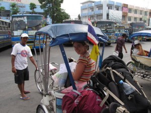 Thailand, De eerste riksja.