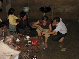 Rhianne laat de Nederland collage zien.