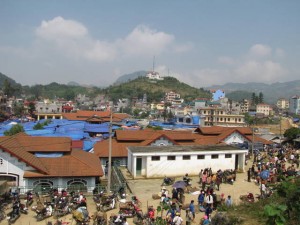 De etnische markt in Bac Ha.