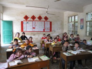 Een Chinese basisschoolklas