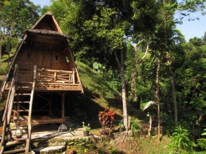 Onze bungalow slaapkamer "On the Rocks"