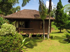 Ons hutje in Tomohon.