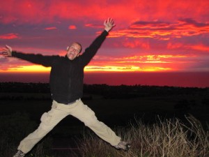 Een prachtige zonsondergang.