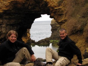 Wij langs de Great Ocean Road.