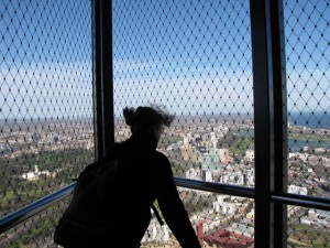 Skydeck beetje waaiend...