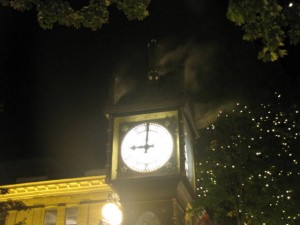 De gasklok in Gastown, Vancouver.