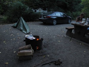 Ons tweede kampeerplekje.