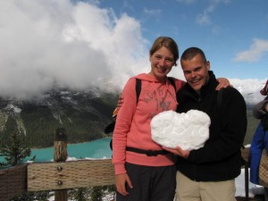Liefde bij Peyto Lake