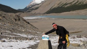 In Erwin zijn geboortejaar lag de gletsjer tot deze hoogte.