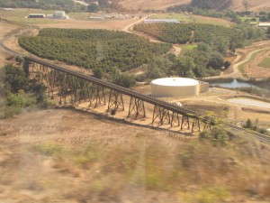 De treinbrug vanuit de hoefijzerbocht