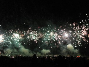 De "Grand Final"van het vuurwerk