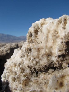 Zoutkristallen op Devil's Golfcourse