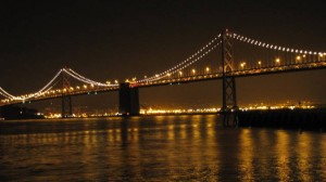 The Bay-Bridge by night