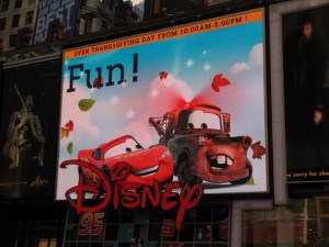 De Disneystore in NYC.