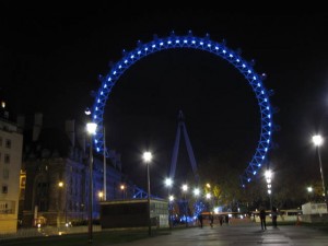 Het reuzenrad van London: London Eye.