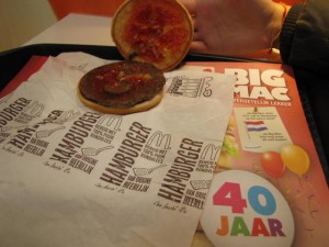 Snel nog even een hamburgertest!